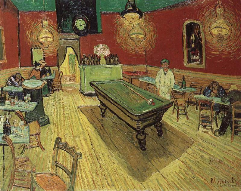 Vincent Van Gogh Night Cafe Spain oil painting art